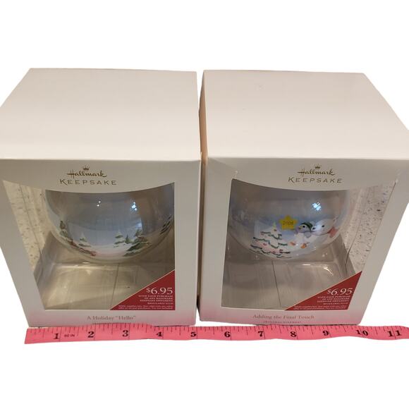 Hallmark Keepsake Ornaments Snow Buddies 2008 Ceramic Ornament NEW - Picture 8 of 13